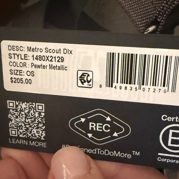 MZ Wallace Metro Scout Deluxe NWT in Pewter Metallic - Picture 5 of 14